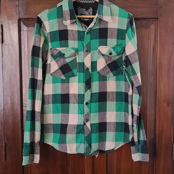 Fox Other - Fox Flannel Button Down Shirt